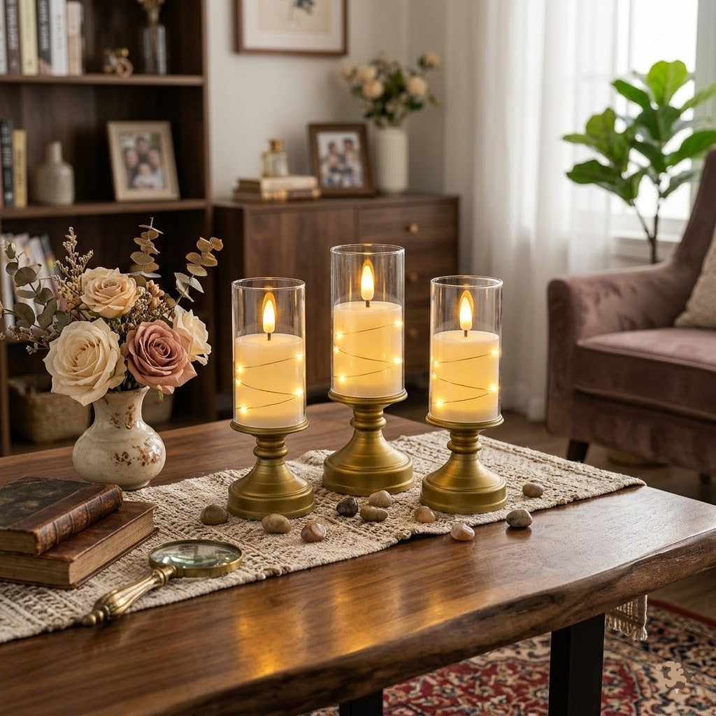 LED Acrylic Candle Light