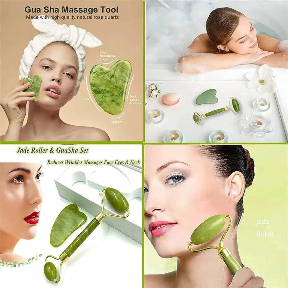 Face Stone Jade Roller Massager