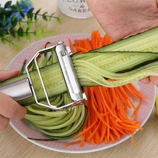 2-in-1 Stainless Steel Peeler Knife