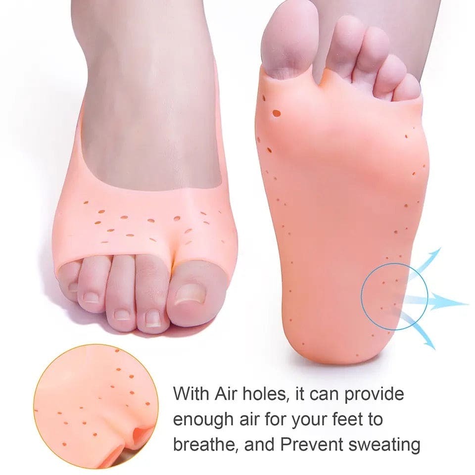 Silicone Heel Moisturizing Full Socks