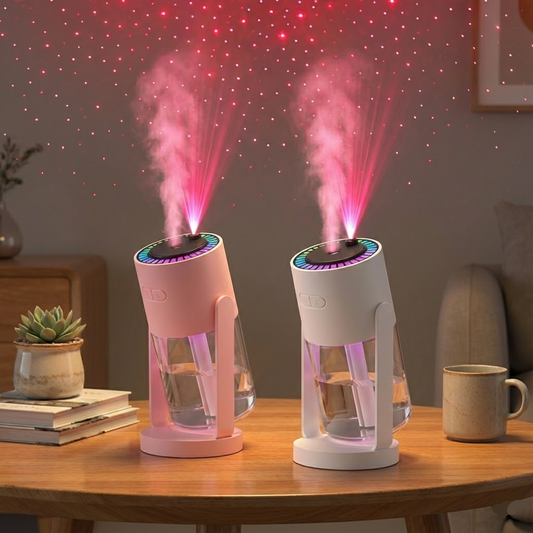 360 Rotatable Air Humidifier with Star Projector