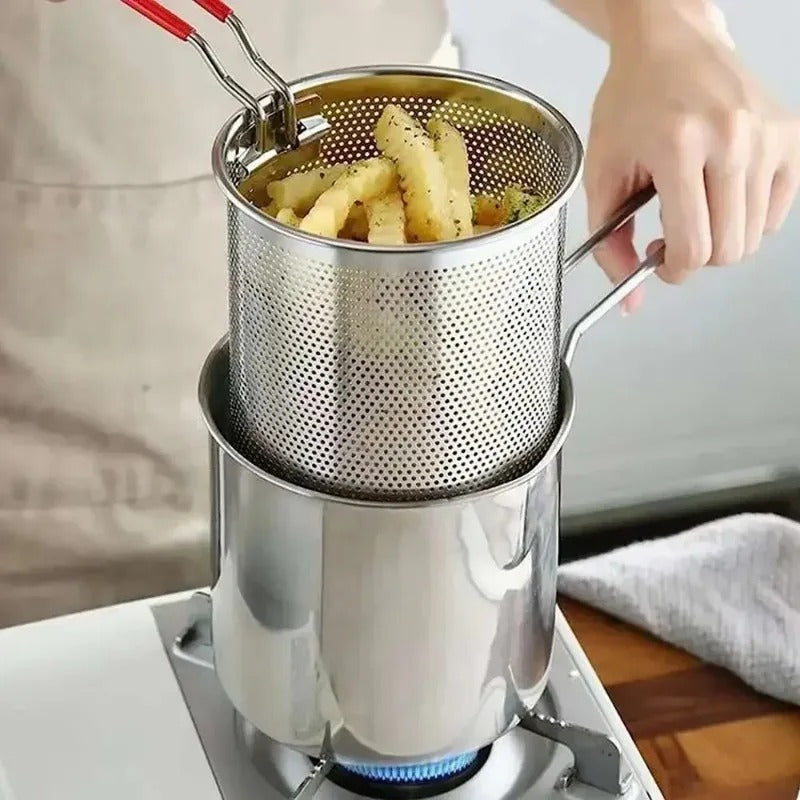 Stainless Steel Deep Fryer Pot (1200ml)