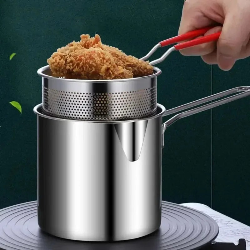 Stainless Steel Deep Fryer Pot (1200ml)