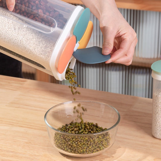 4 Grid Cereal Storage Container