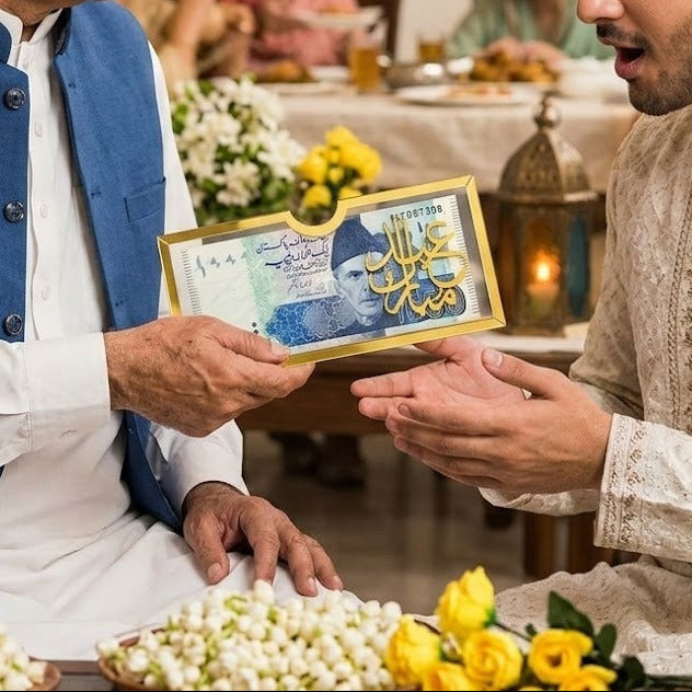 Transparent Acrylic Eidi Envelope (Random Design)