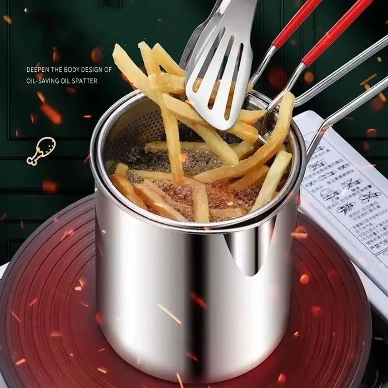 Stainless Steel Deep Fryer Pot (1200ml)