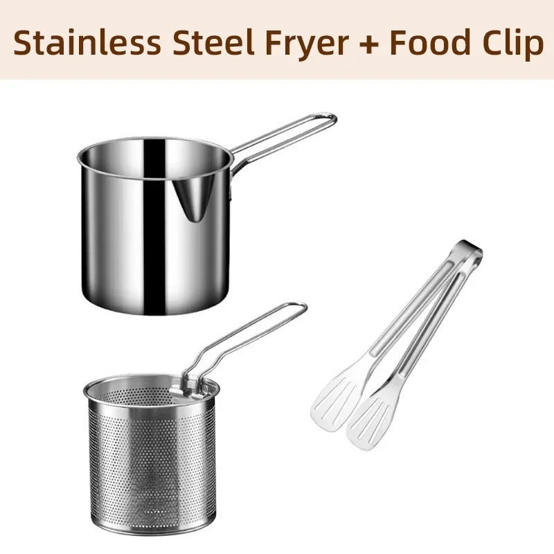 Stainless Steel Deep Fryer Pot (1200ml)