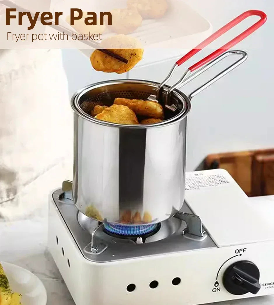 Stainless Steel Deep Fryer Pot (1200ml)