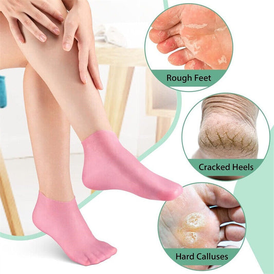 Silicone Heel Moisturizing Full Socks